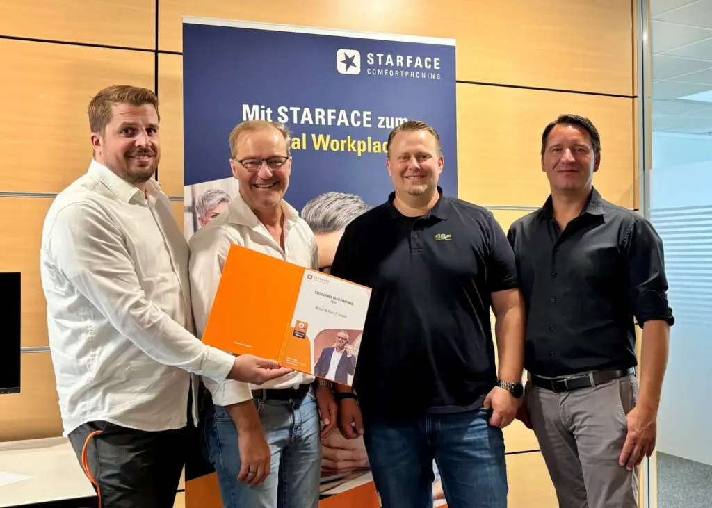 STARFACE Excellence Plus Partner 2025 - Urkunde