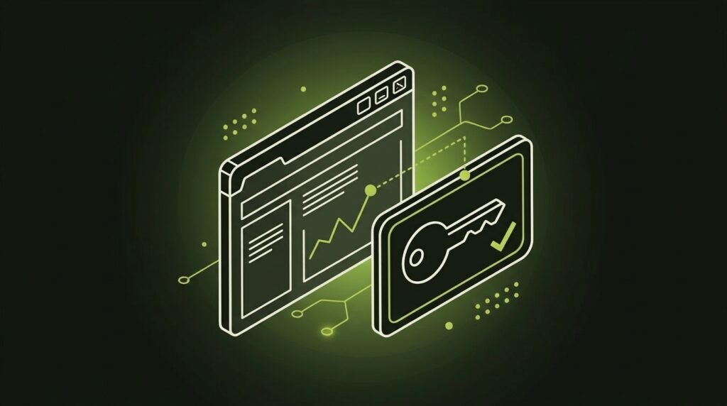 Software und Lizenzierung: Programmfenster mit Lizenzkarte